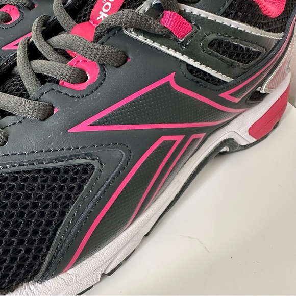 Reebok Quickchase Pink Black Womens Running Athletic Shoes - Picture 4 of 16